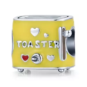 Сребърен талисман Toaster