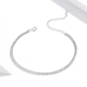 Сребърна гривна Simple Chain & Beads