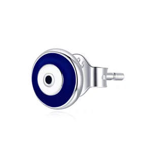 Сребърна ОБИЦА Dark Blue Eye