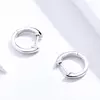 Сребърни обеци Classic Small Hoops Silver picture - 4