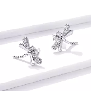 Сребърни обеци Glamour Dragonflies