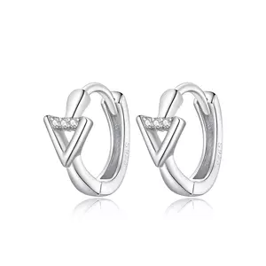 Сребърни обеци Silver Little Triangle Hoops