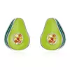 Сребърни обеци Sparkling Avocado