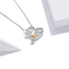 Сребърно колие Crystal Loving Heart picture - 2