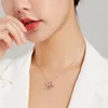 Сребърно колие Crystal Loving Heart picture - 6