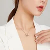 Сребърно колие Crystal Loving Heart picture - 8