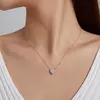 Сребърно колие Heart of Crystals picture - 7