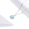 Сребърно колие Opal Sun picture - 4