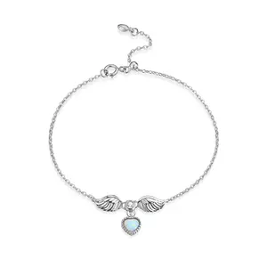 Angel Wins ezüst karkötő