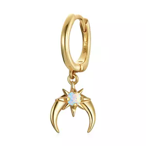 Arany Hold és Nap ezüst FÜLBEÁLLÓ