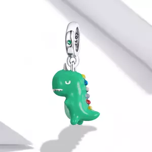 Aranyos Dino ezüst talizmán