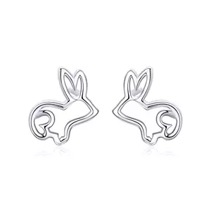 Aranyos Rabbit ezüst fülbevaló