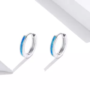Blue Band Hoops ezüst fülbevaló