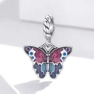 Elbűvölő pillangó ezüst talizmán