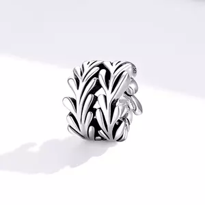 Ezüst Leafs Bead Talisman