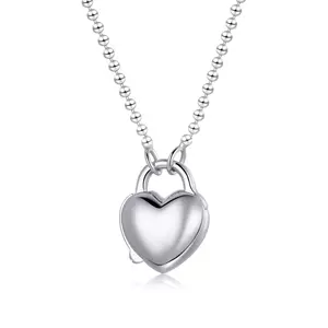 Ezüst Simple Heart nyaklánc
