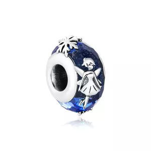 Ezüst varázslatos téli tündér talizmán