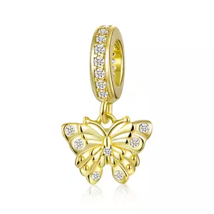 Golden Glamour Butterfly ezüst talizmán