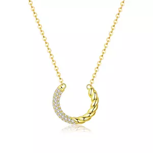 Golden Swirl ezüst nyaklánc