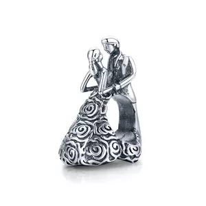 Gyönyörű páros ezüst talizmán