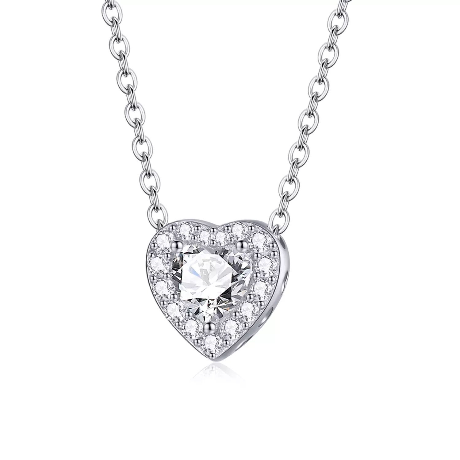 Heart of Crystals ezüst nyaklánc