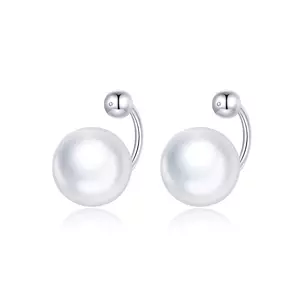 Little Rounds & Pearls ezüst fülbevaló