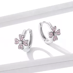 Sparkling Cherry Blossom ezüst fülbevaló