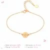 Bratara din argint Banut Rose 10 mm personalizata cu text/ simbol picture - 4