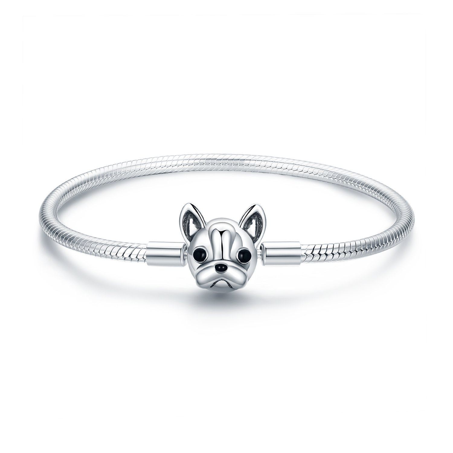 Bratara din argint French Bulldog