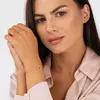 Bratara din argint Rose Gold Shiny Circle picture - 2