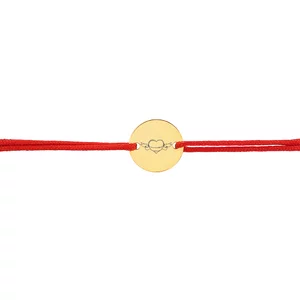 Bratara Love Banut Aur 10 mm personalizata cu text/simbol