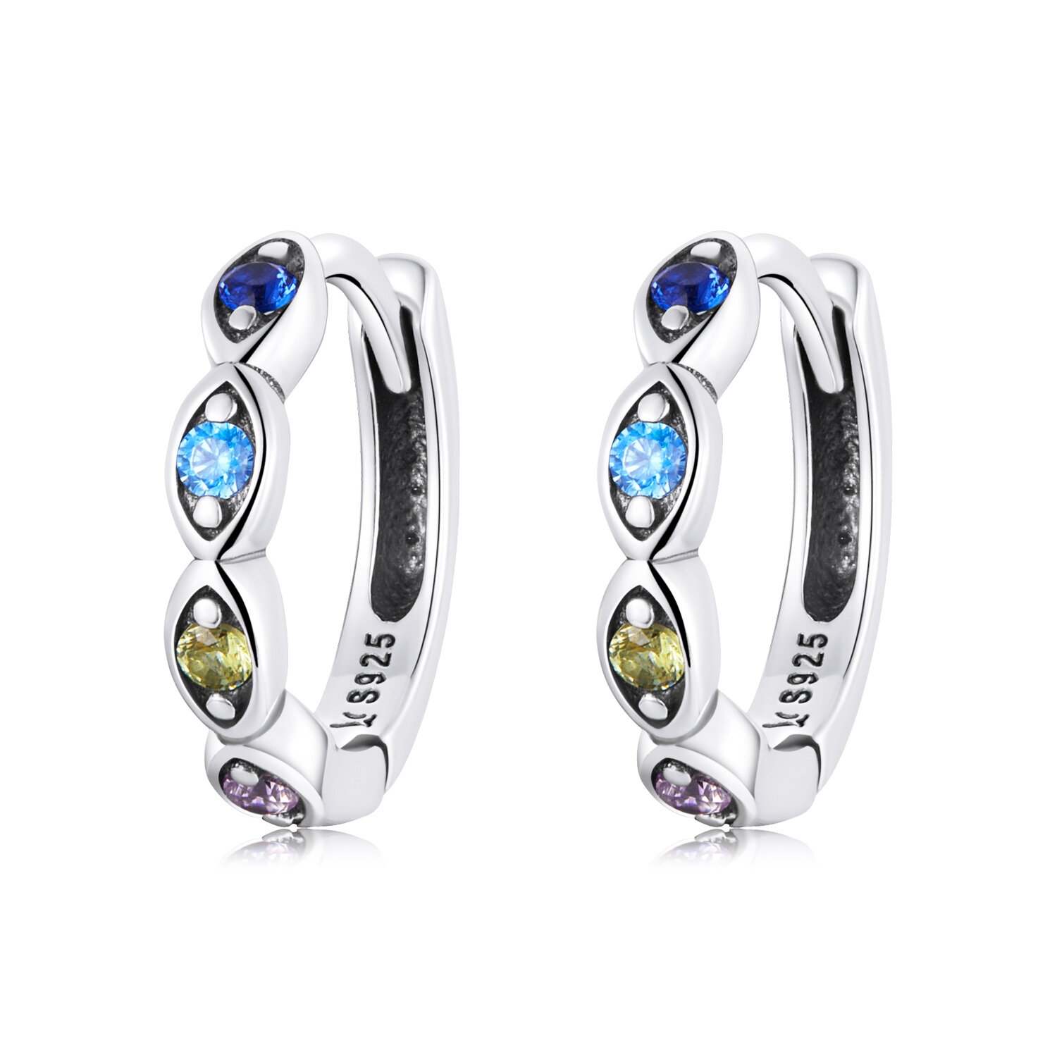 Cercei din argint angel eyes buckles