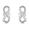 Cercei din argint Beautiful Infinite Simple Earrings picture - 1