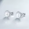 Cercei din argint Big Glamour Pearls picture - 3