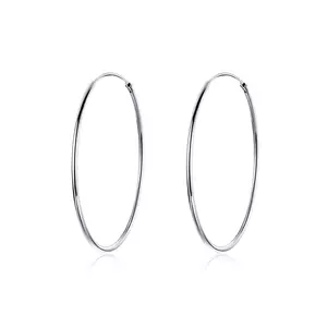 Cercei din argint Big Silver Hoops
