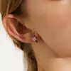 Cercei din argint Crystal Moon and Star picture - 10