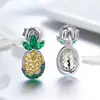 Cercei din argint Crystal Pineapple