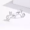 Cercei din argint Cute Rabbit