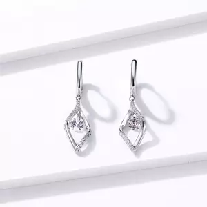 Cercei din argint Dangle Crystal Earrings