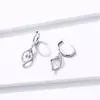Cercei din argint Dangle Crystal Earrings