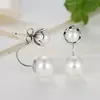 Cercei din argint Double Fancy Pearl