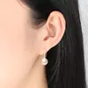 Cercei din argint Elegant Pearls champagne