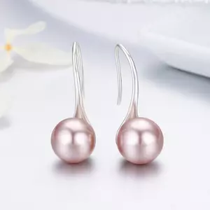 Cercei din argint Elegant Pearls rose