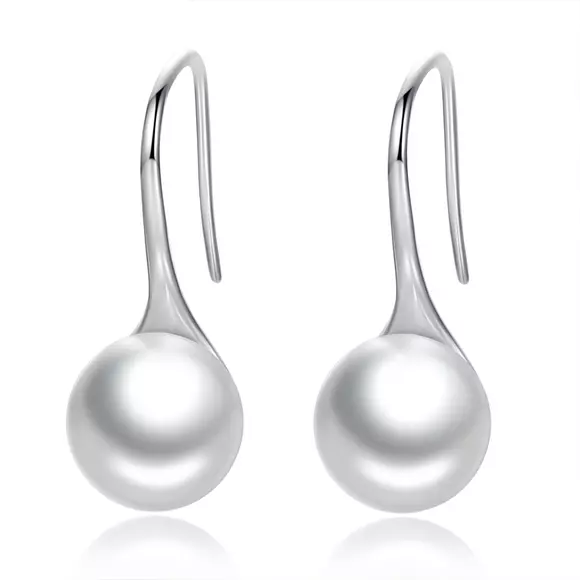 Cercei din argint Elegant Pearls white