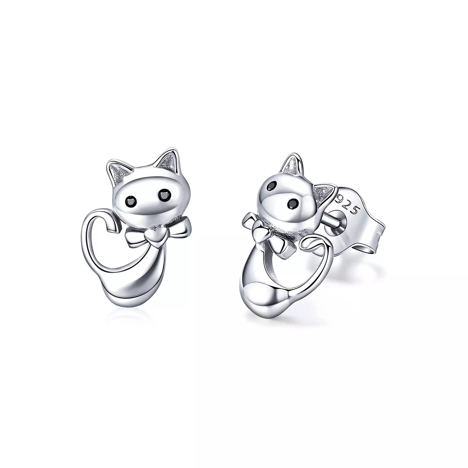 Cercei din argint Fairy Tail Cats