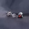 Cercei din argint Garnet Drop picture - 3