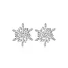 Cercei din argint Glamour Snowflakes picture - 1