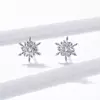 Cercei din argint Glamour Snowflakes picture - 2