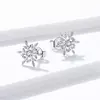 Cercei din argint Glamour Snowflakes picture - 4