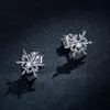 Cercei din argint Glamour Snowflakes picture - 5
